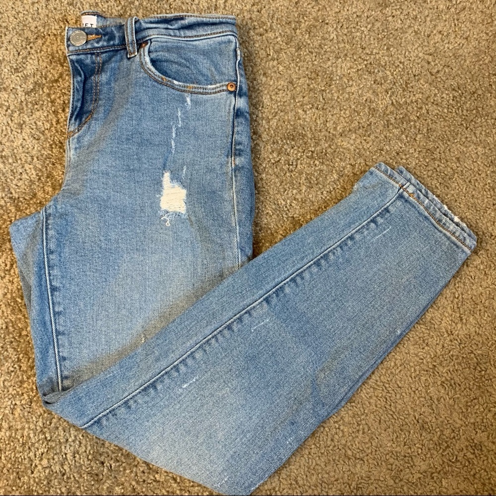 Loft Modern Skinny Crop Jeans Light Wash Size 25/0
